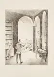 Franz Sedlacek, The author, 1937, lithograph on paper; unframed