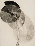 Schwere by Erika Giovanna Klien, 1939, black chalk on paper; framed, sold Jun 2025