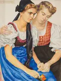 Norbertine Bresslern-Roth, Else and Charlotte van der Hellen