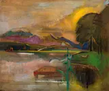 Anton Mahringer, Lake Wörthersee landscape