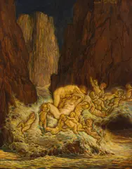 Karl Sterrer, Geburt der Venus, 1912, oil on canvas; framed
