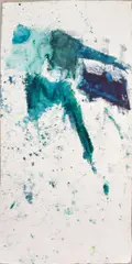 Martha Jungwirth, Untitled, 2012, watercolour on laid paper on canvas; unframed