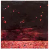 Gunter Damisch, Rotfeldhorizont, 1998, oil on canvas; unframed