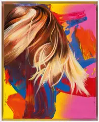Franziska Maderthaner, Born to be wild 1, 2024, oil, acrylic on linen; framed