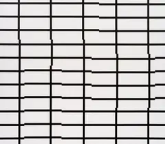 Esther Stocker, Untitled, 2004, oil on canvas; unframed