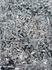 Christian Eisenberger, Untitled, acrylic on canvas; unframed