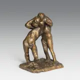 Alfred Hrdlicka, Wrestlers, 1962, bronze