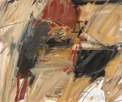 Josef Winkler, Untitled, 2007, mixed media on cardboard; framed