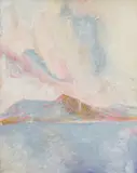 Edin Zenun, Keros, 2018, oil on canvas; framed