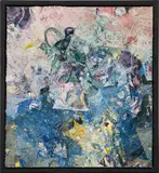 Traudel Pichler, Untitled, 1991, oil on canvas; framed
