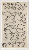 Lore Heuermann, Untitled, India ink on Japanese paper; framed