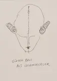 Günter Brus, Günter Brus als Lockenwickler