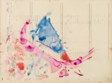 Martha Jungwirth, Untitled (from the series "Bali"), 1995, watercolour on paper; framed