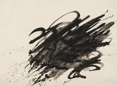 Markus Prachensky, Untitled, 1957/58, watercolour on paper; framed