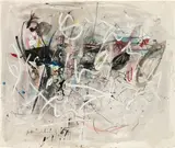 Hans Staudacher, Untitled, 1967, mixed media on paper; unframed (exhibition frame not included)