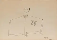 Gustav Peichl, Der Don Juan, 1965, India ink on paper; framed
