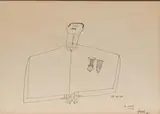 Gustav Peichl, Der Don Juan, 1965, India ink on paper; framed