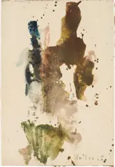 Untitled by Max Weiler, 1965, egg tempera on panel; unframed, sold Jun 2025