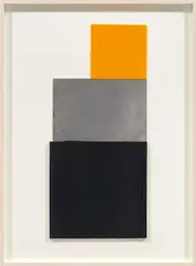 Michael Kienzer, Untitled, 2020, assemblage; framed
