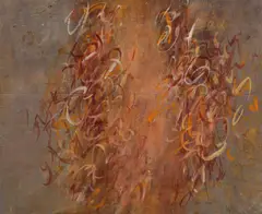 Johann Fruhmann, Untitled, 1962, oil on panel; framed