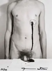 Hermann Nitsch, Untitled (14th Action), 1965, photograph; unframed