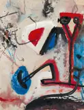 Walter Eckert, Untitled, mixed media on paper; framed