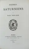Paul Verlaine, Poëmes saturniens