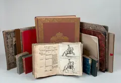 Books and portfolios (mixed lot 13 items) by Militaria, 18th/19th century, sold May 2025