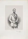 Josef Kriehuber, Portraits of aristocratic k.k. military officers (mixed lot 11 items), 1850-1854, lithograph; unframed