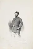 Josef Kriehuber, Portraits of aristocratic k.k. military officers (mixed lot 11 items), 1840-1869, lithograph; unframed; one sheet coloured
