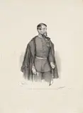 Josef Kriehuber, Portraits of aristocratic k.k. military officers (mixed lot 10 items), 1850-1854, lithograph; unframed