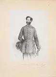 Josef Kriehuber, Portraits of aristocratic k.k. military officers (mixed lot 11 items), 1849-1858, lithograph; unframed