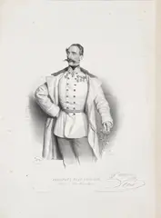 Josef Kriehuber, Portraits of aristocratic k.k. military officers (mixed lot 11 items), 1849-1855, lithograph; unframed