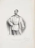 Josef Kriehuber, Portraits of aristocratic k.k. military officers (mixed lot 11 items), 1849-1855, lithograph; unframed