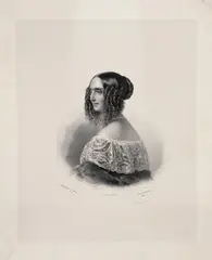 Josef Kriehuber, Portraits of aristocratic ladies (mixed lot 13 items), 1836-1858, lithograph; unframed