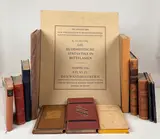 Archaeology and Antiquity, Books and portfolios (mixed lot 14 items), as well as 58 lithographs, print size: each approx. 46.4 x 31.4 cm
