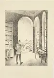 Franz Sedlacek, Der Schriftsteller, 1937, lithograph on paper; unframed