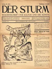 Der Sturm, Der Sturm. Wochenschrift für Kultur und die Künste (1910: 4 Hefte; total 14 copies) & 3 books Kokoschka and Schiele