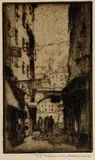 Luigi Kasimir, Salzburg-Ansichten, portfolio with 15 original etchings