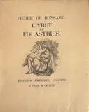 Pierre Ronsard, Livret de Folastries