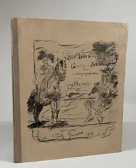 Lovis Corinth, Das Leben des Goetz von Berlichingen, von ihm selbst erzählt, 1919-20, 15 original lithographs on old laid paper; bound in original half linen binding with lithographed cover illustration