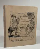 Lovis Corinth, Das Leben des Goetz von Berlichingen, von ihm selbst erzählt, 1919-20, 15 original lithographs on old laid paper; bound in original half linen binding with lithographed cover illustration