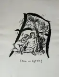 Lovis Corinth, Das "ABC" in Bildern, 1917, 25 lithographs on paper; in original cardboard folder