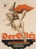 Theo Matejko, Der Götz von Berlichingen, eine lustigeStreitschrift gegen Alle, poster, lithograph; unframed