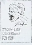 Günter Brus, Zwischen Nacht und Nebel (picture-poem with 5 drawings) (24 pieces), India ink on squared paper
