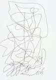 Günter Brus, ich, India ink on paper