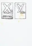 XY by Günter Brus, India ink on paper, sold Apr 2025