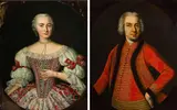 Martin van Meytens, Portrait of Catharina de Raicsan and her husband in state dress (counterparts), c. 1760/70, oil on canvas; framed