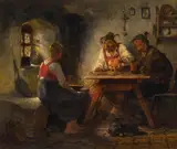 Hugo Kauffmann, Zitherspieler in the Sennhütte