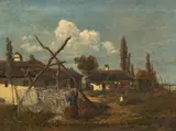 Theodor von Hörmann, Fischerhaus in Siófok am Plattensee